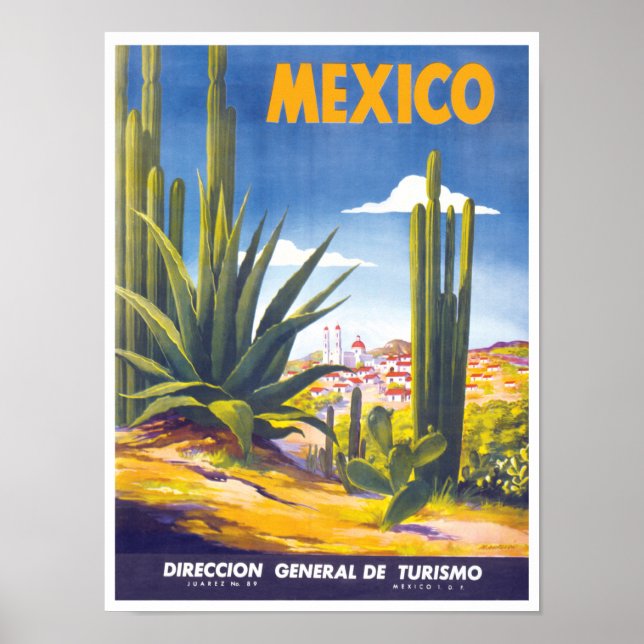 Mexico Travel Poster 3 (Devant)