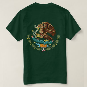 Mexique Armoiries Mens T-shirt Forest