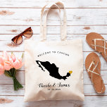 Mexique Destination Mariage Bienvenue Sac Fourre-t<br><div class="desc">Sac cadeau de bienvenue mariage week-end pour les invités hors de la ville à votre mariage,  avec l'image du Mexique,  avec coeur d'or. Remplissez fourre-tout avec vos goodies favoris.</div>