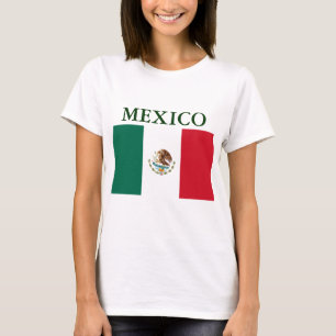 Mexique Drapeau Dames Petite T-shirt