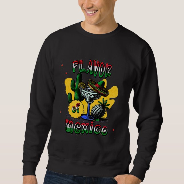 Mexique Flavor homme sweatshirt (Devant)
