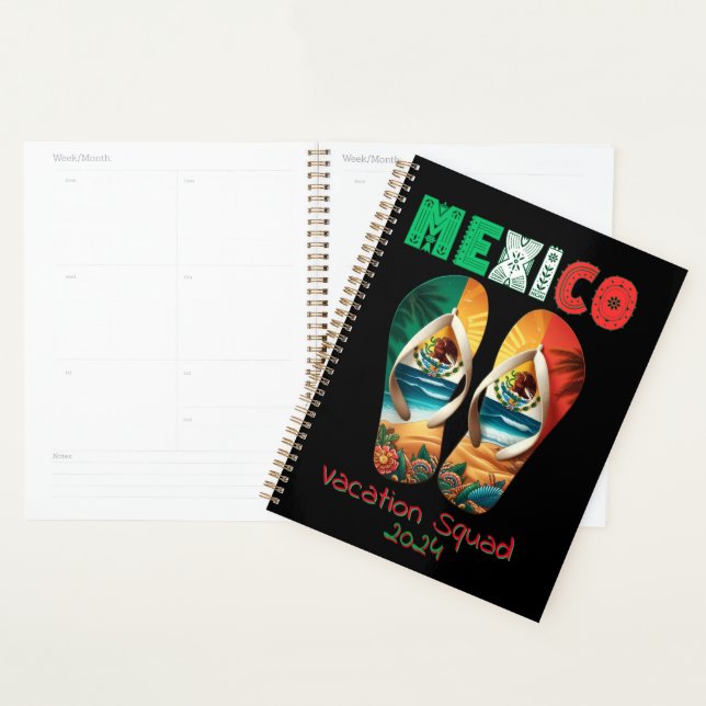Mexique Flip Flop Vacances Tropical Getaway Design (Devant avec enveloppe)