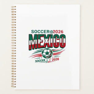 Mexique Football 2026 Football Gras Pays Typograph