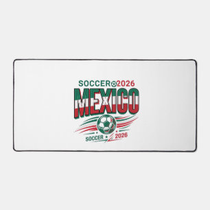 Mexique Football 2026 Football Gras Pays Typograph