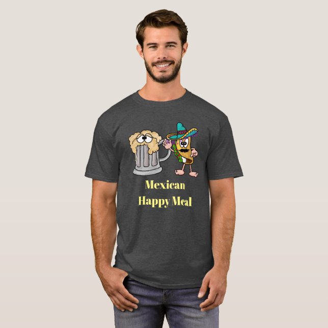 Mexique Happy Meal Taco et T-shirt bière (Devant entier)