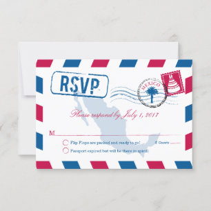 Mexique Mariage par avion RSVP
