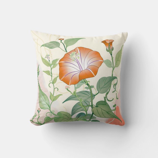 Mexique Matin Glory II Carré Coussin (Recto)