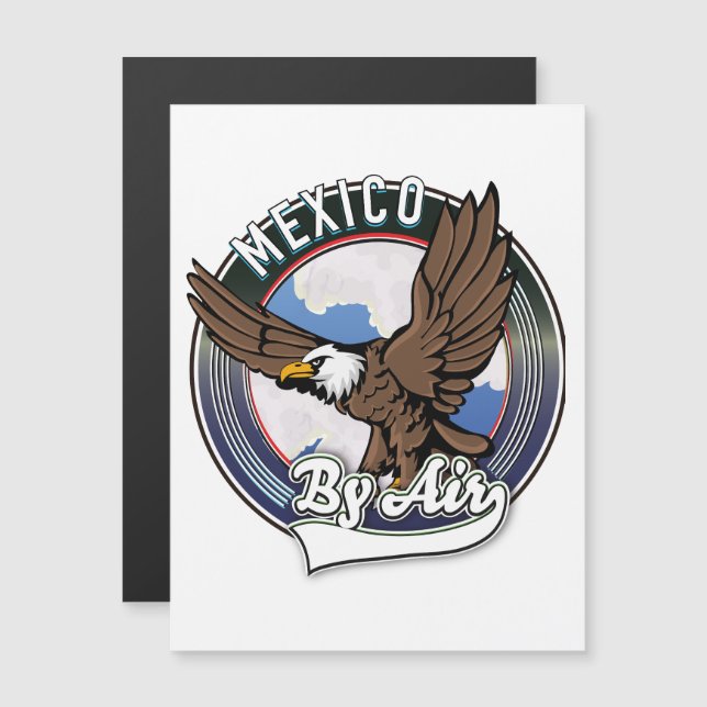 Mexique par avion patch. (Devant / Derrière)