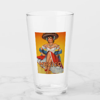 Mexique Pinte de voyage verre