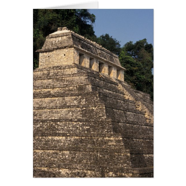 Mexique, province de Chiapas, Palenque. Temple de  (Devant)