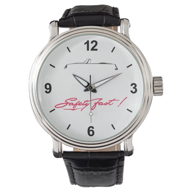 MG B avec montre Safety Fast (devant)