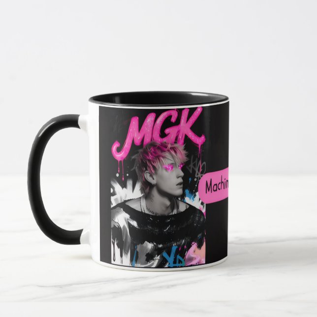 MGK Machine Gun Kelly Music Fan Coffee Mug (Gauche)