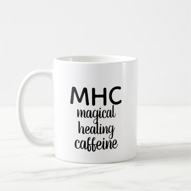 "MHC : Tasse de caféine curative magique" (Gauche)