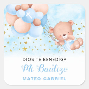 Mi Bautizo Baptême espagnol favorise le Sticker Ca