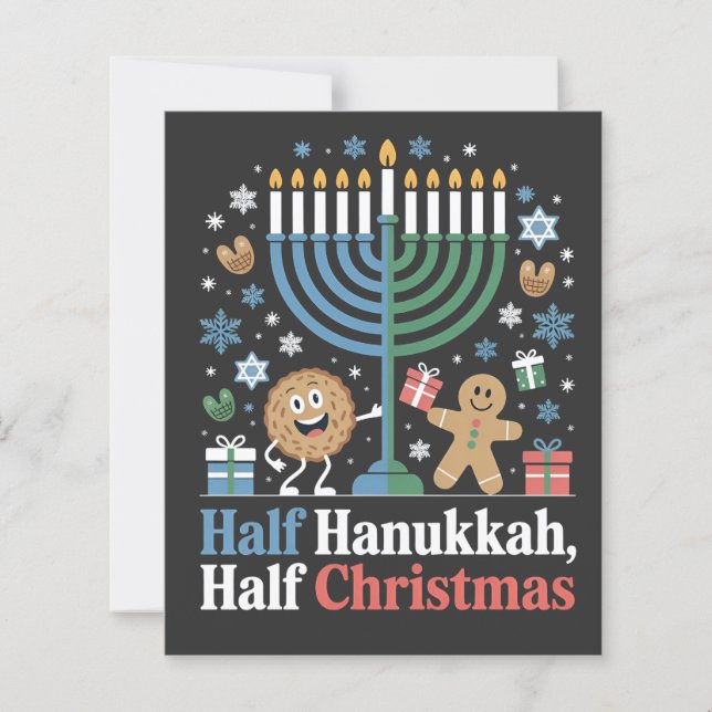 Mi-Hanukka mi-Noël drôle de Christmukkah  (Devant)