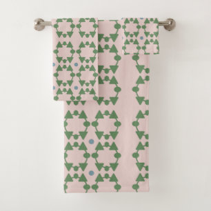 Mi-siècle Blush rose, Sage et Bleu