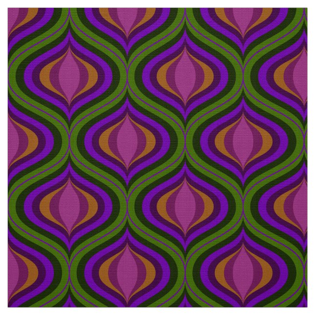 Mi-siècle Moderne 60s les années 70 tissu (Échantillon)