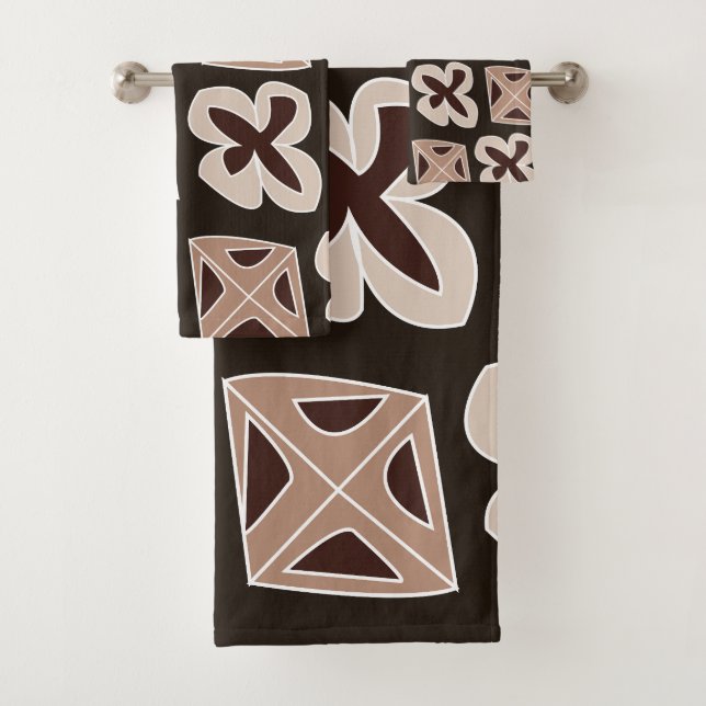 Mi-siècle Moderne Floral Géométrique (En situation)