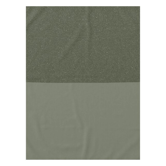 Mi-texturé Moss Green Nappe - Personnalisable (Devant)