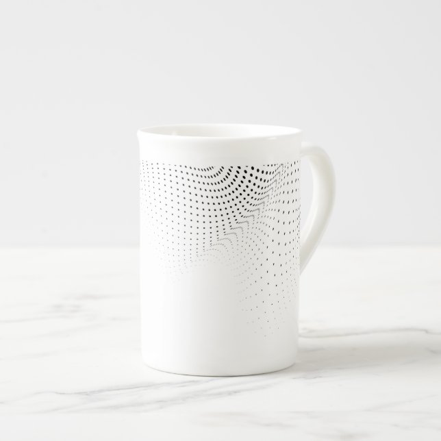 Mi-ton Polka Dot Bone China Mug (Devant droit)