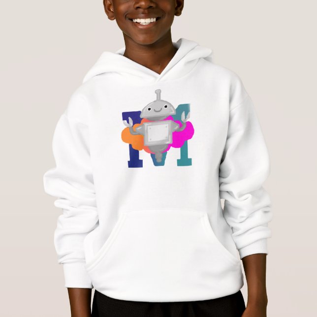 Mia Robot Sweatshirt - Gagnant du concours de desi (Devant)