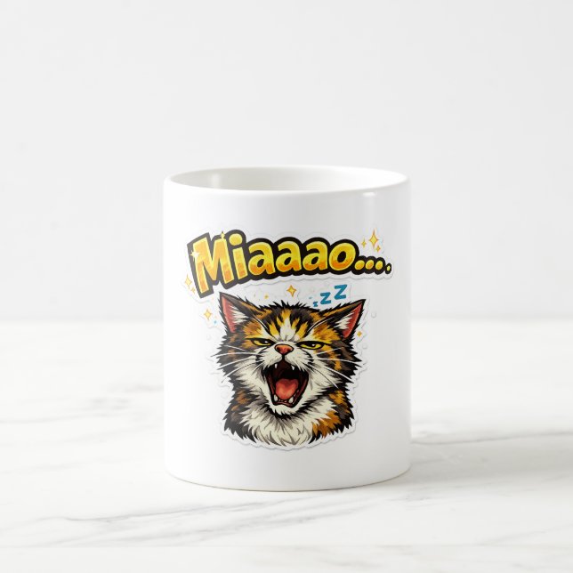 Miaaao... | Sleepy Cat Coffee Mug (Centre)