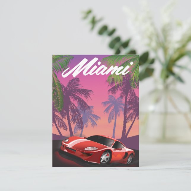 Miami 1990s Voiture sport (Debout devant)