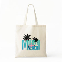 Miami Beach Florida Cool Sac fourre-tout graphique