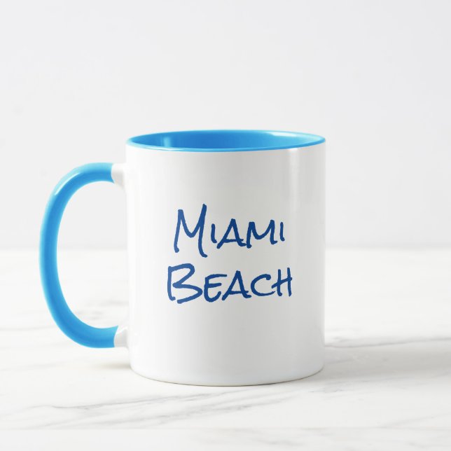 Miami Beach Floride Café Mug (Gauche)