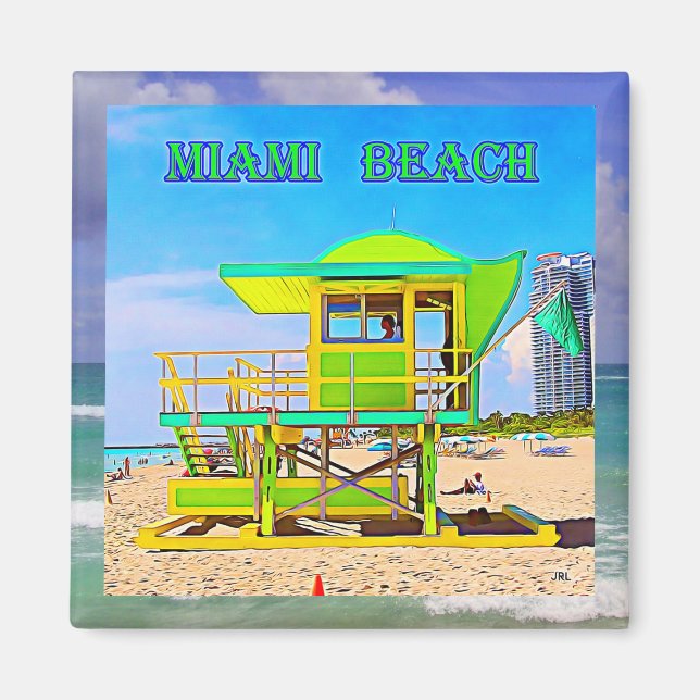 Miami Beach Magnet 8B (Devant)