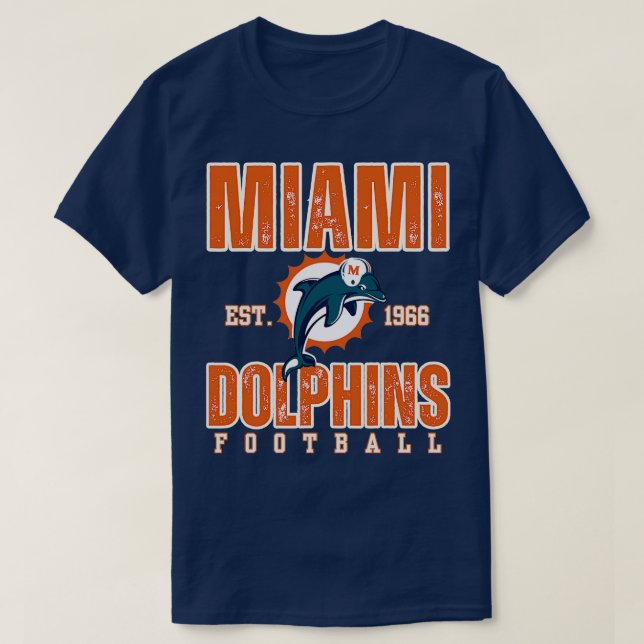 Miami Dolphins Retro TShirt (Design devant)