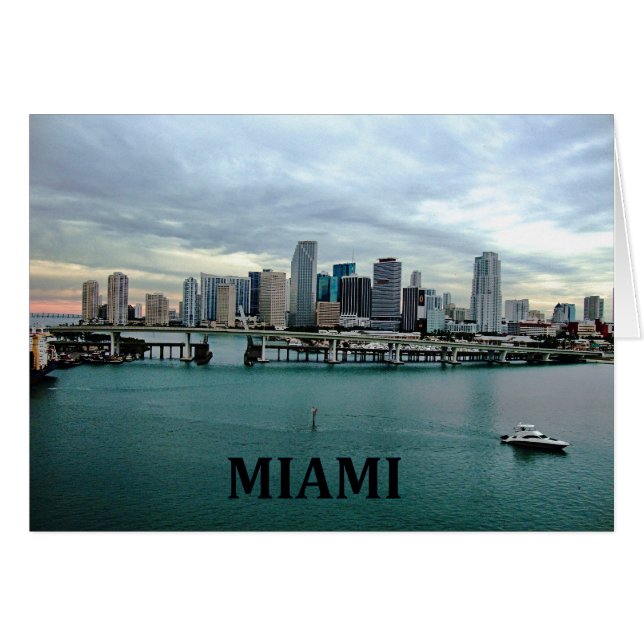 Miami Florida Skyline (Devant horizontal)