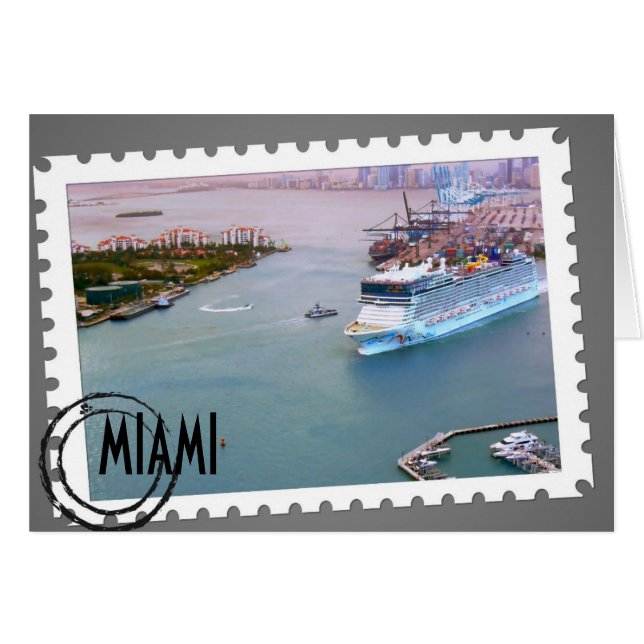 ~Miami~ MIAMI CARD, CUSTOMIZE IT! (Devant horizontal)