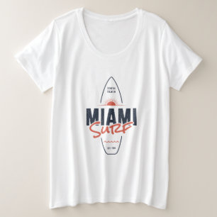 Miami Surf – Conception de planche de surf vintage
