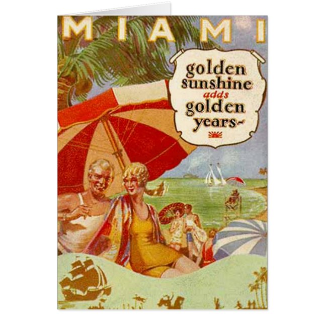 Miami vintage, la Floride, Etats-Unis - (Devant)