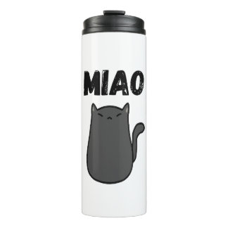 MIAO Black Cat Bouteille de boisson réutilisable