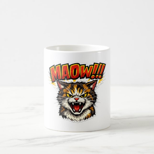 Miaow!! | Funny Cat Mug for Cat Lovers (Centre)