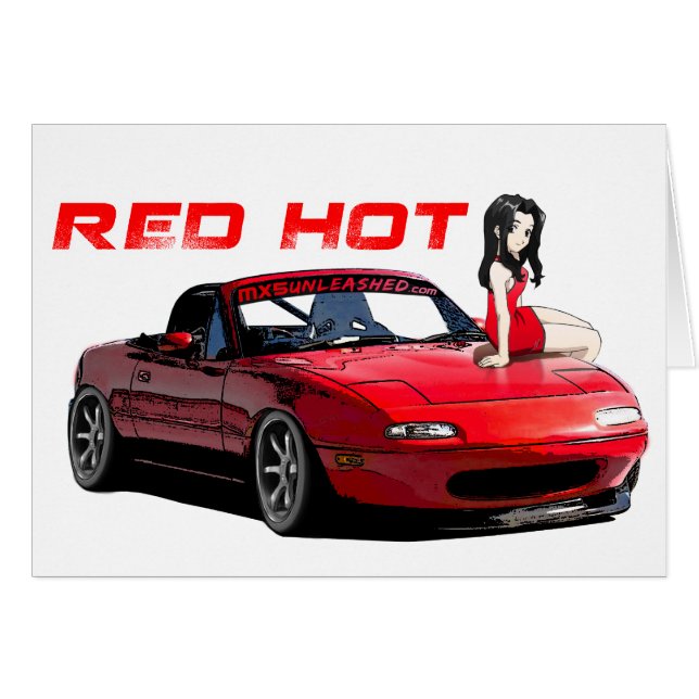 Miata MX-5 Rouge Hot (Devant horizontal)