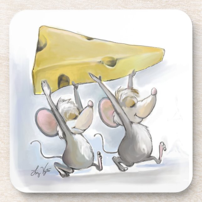 Mic & Mac Apporte Dans Le Dessous de verre De From (Devant)