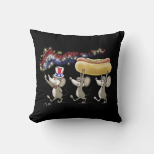 Mic, Mac Et Moe 4 juillet Coussin de nuit