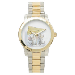 Mic & Mac Portant Dans La Montre Au Fromage