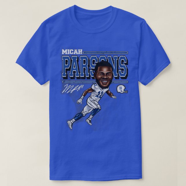 Micah Parsons Dallas toon TShirt 1 (Design devant)