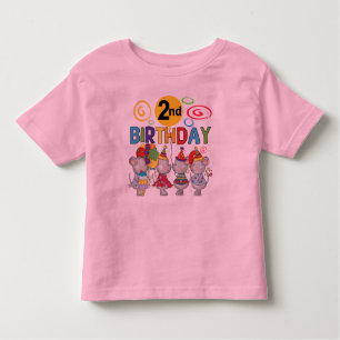 Mice 2e anniversaire T-shirts et cadeaux