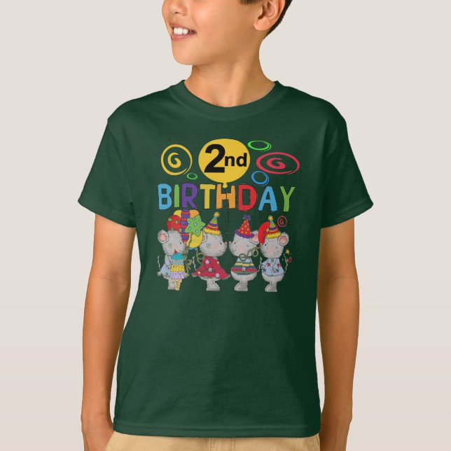 Mice 2e anniversaire T-shirts et cadeaux (Devant)