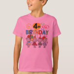 Mice 4th Birthday T-shirts et cadeaux<br><div class="desc">Les souris adorables aident à célébrer le quatrième anniversaire de la souris 4e anniversaire T-shirts,  costumes,  tasses,  magnets,  cartes,  autocollants,  sacs fourre-tout et autres accessoires de 4e anniversaire!</div>