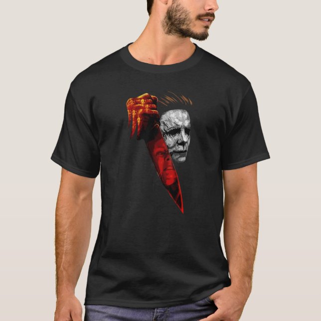 Michael Myers Halloween T-Shirt Design Iconique (Devant)