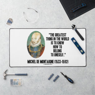 Michel de Montaigne Comment Appartener À La Citati