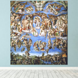 Michelangelo Le Jugement dernier Impression d'art