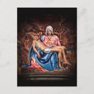 MICHELANGELO PIETA carte postale