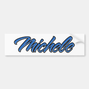 Michele Nom bleu Aufkleber Autoaufkleber Sticker